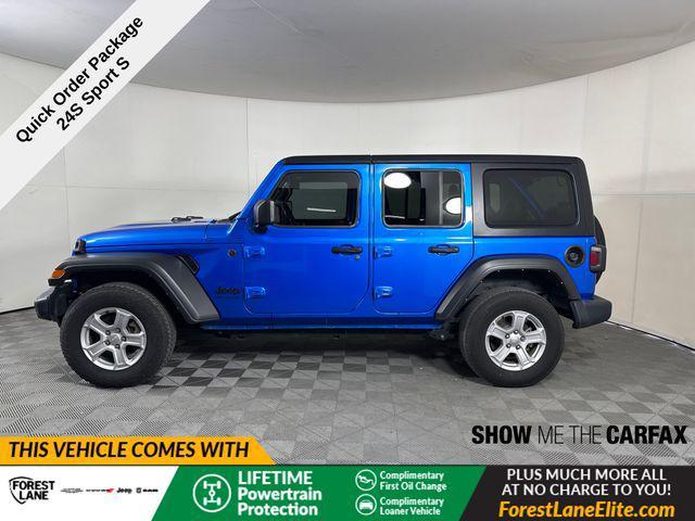 used 2022 Jeep Wrangler Unlimited car, priced at $28,771