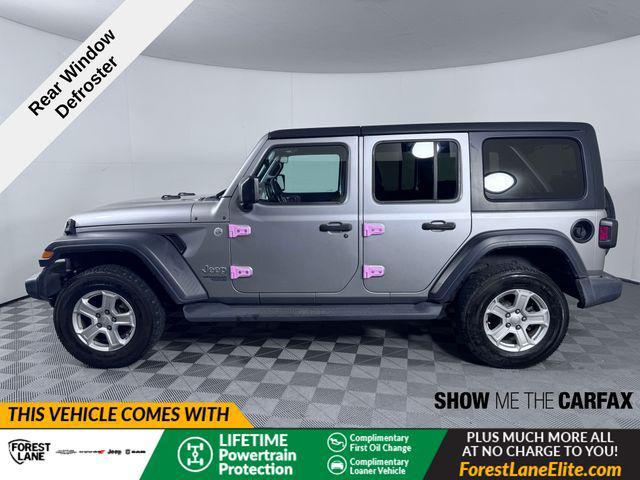 used 2020 Jeep Wrangler Unlimited car, priced at $25,329