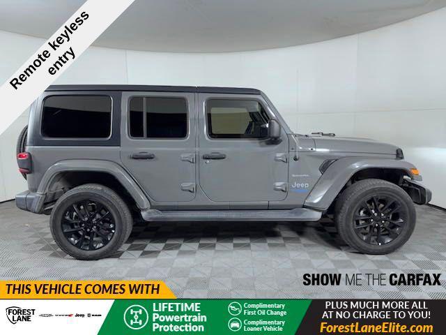 used 2021 Jeep Wrangler Unlimited 4xe car, priced at $27,819