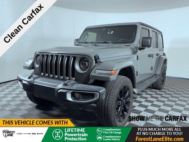 used 2021 Jeep Wrangler Unlimited 4xe car, priced at $27,819