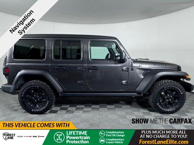 used 2021 Jeep Wrangler car, priced at $33,901