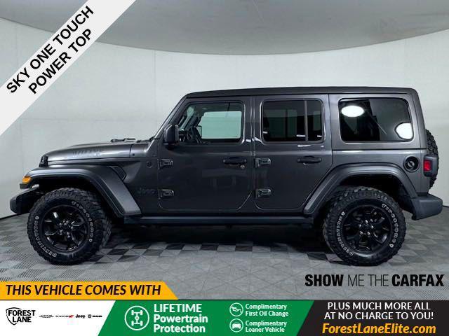 used 2021 Jeep Wrangler car, priced at $33,901