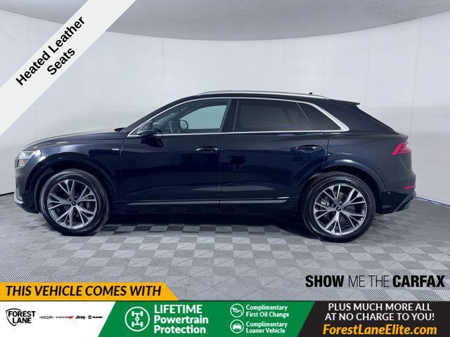 used 2021 Audi Q8 car, priced at $35,900