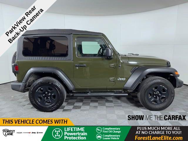 used 2021 Jeep Wrangler car, priced at $22,419