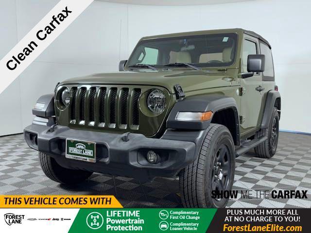 used 2021 Jeep Wrangler car, priced at $22,419