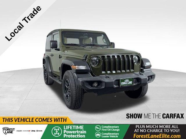 used 2021 Jeep Wrangler car, priced at $22,419