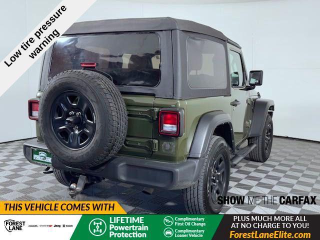 used 2021 Jeep Wrangler car, priced at $22,419