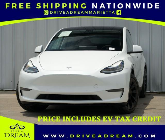 used 2021 Tesla Model Y car, priced at $18,000