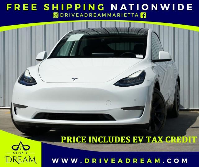used 2021 Tesla Model Y car, priced at $20,000