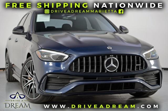 used 2023 Mercedes-Benz AMG C 43 car, priced at $40,000