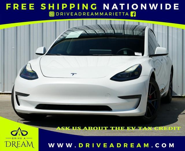used 2022 Tesla Model 3 car, priced at $19,000