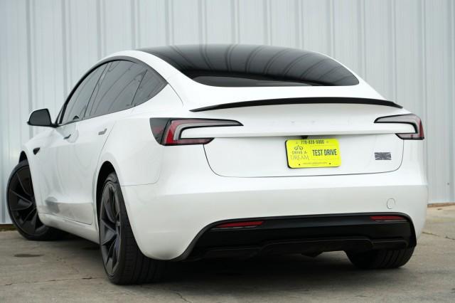 used 2024 Tesla Model 3 car, priced at $37,500