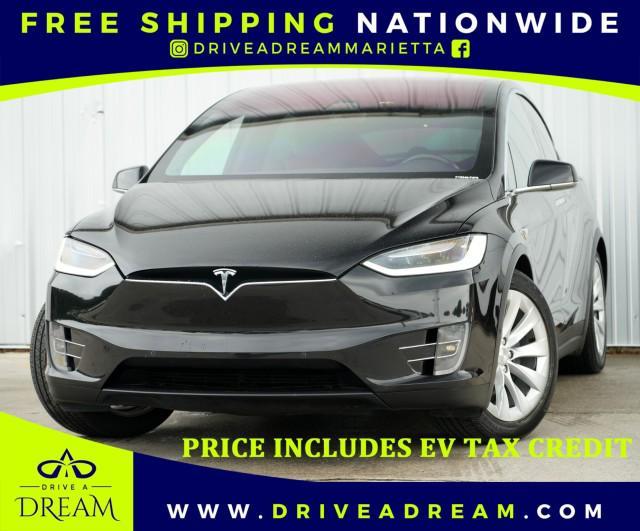 used 2018 Tesla Model X car, priced at $18,000