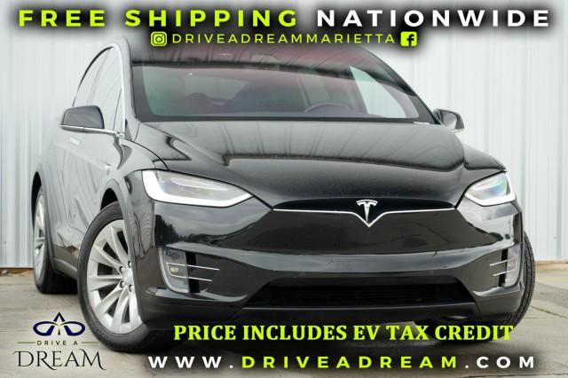 used 2018 Tesla Model X car, priced at $18,000