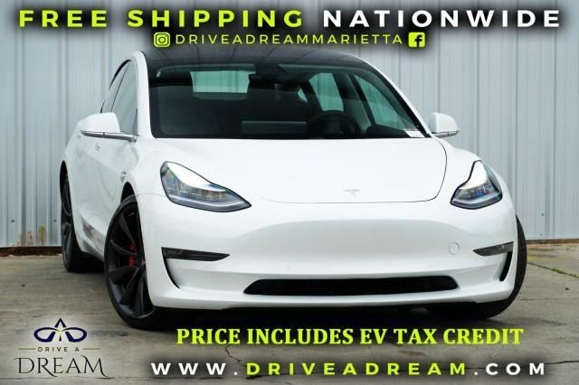 used 2020 Tesla Model 3 car, priced at $22,000