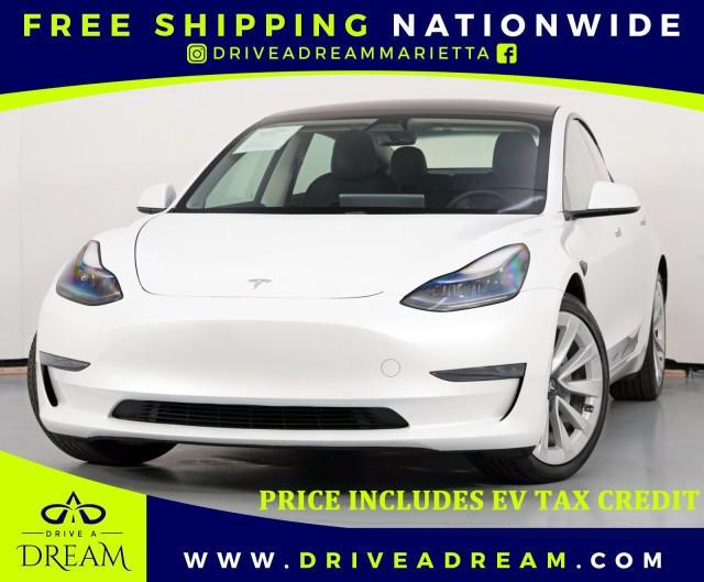 used 2021 Tesla Model 3 car, priced at $22,500