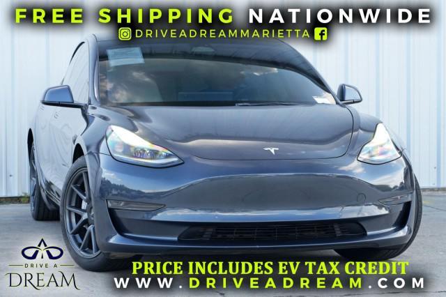 used 2022 Tesla Model 3 car, priced at $21,500