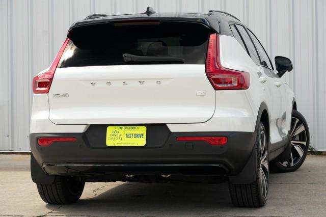 used 2022 Volvo XC40 Recharge Pure Electric car, priced at $22,000