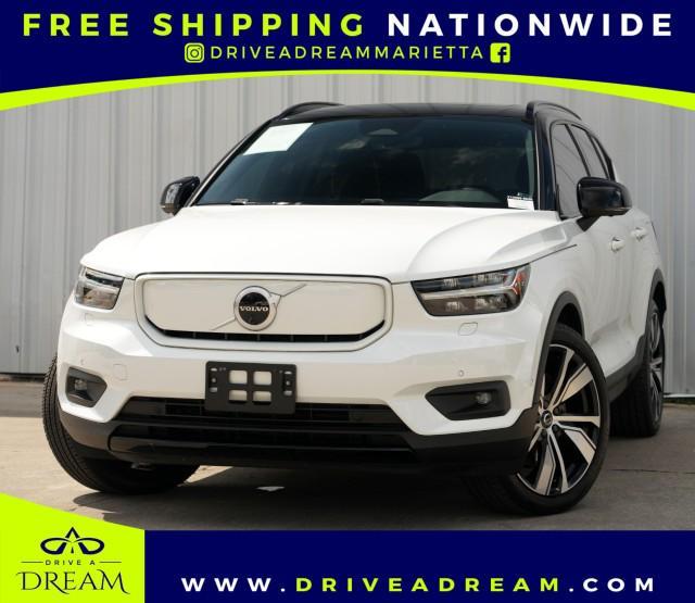 used 2022 Volvo XC40 Recharge Pure Electric car, priced at $22,500