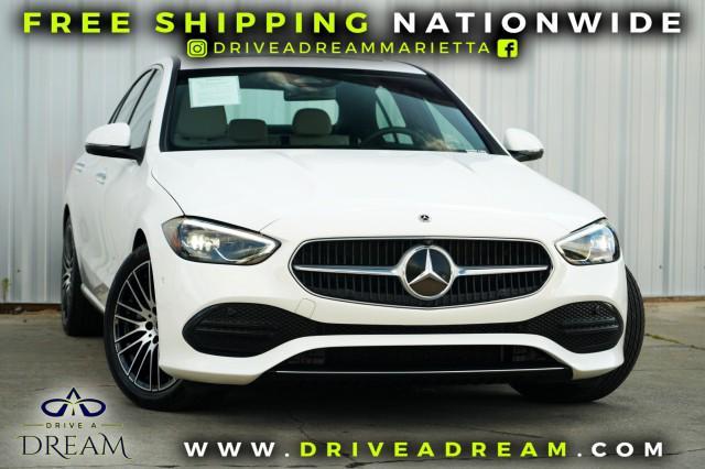 used 2022 Mercedes-Benz C-Class car, priced at $28,500