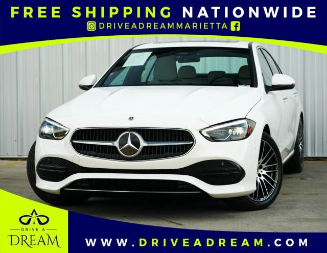 used 2022 Mercedes-Benz C-Class car, priced at $28,500
