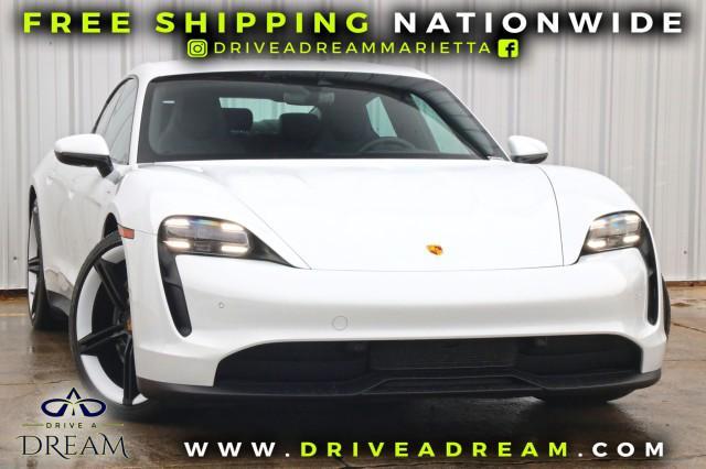 used 2022 Porsche Taycan car, priced at $49,500