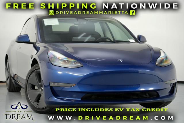 used 2023 Tesla Model 3 car, priced at $21,500