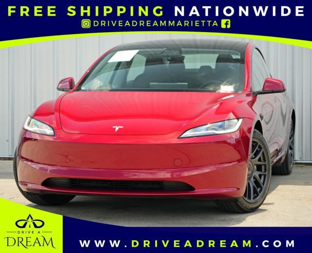 used 2024 Tesla Model 3 car, priced at $27,500