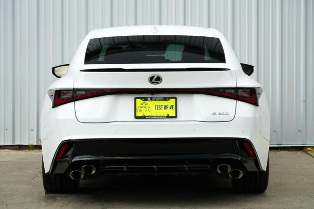 used 2023 Lexus IS 500 car, priced at $55,000