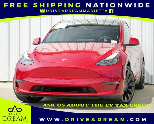 used 2022 Tesla Model Y car, priced at $23,500