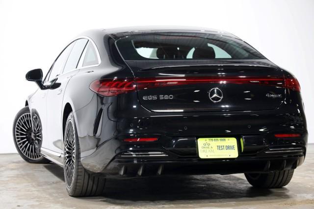 used 2022 Mercedes-Benz EQS 580 car, priced at $57,500