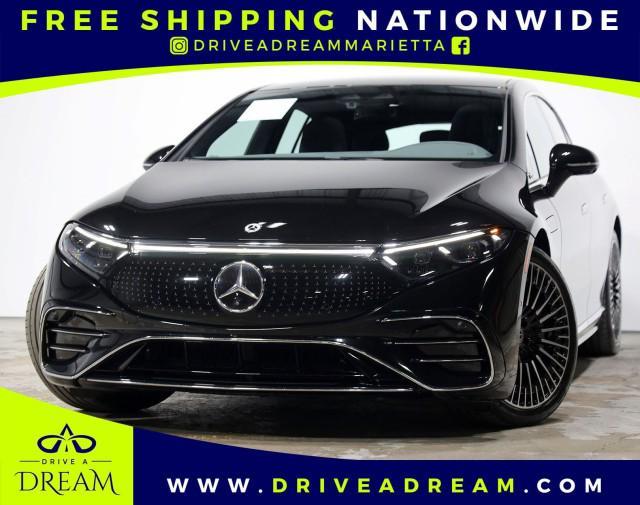 used 2022 Mercedes-Benz EQS 580 car, priced at $53,000