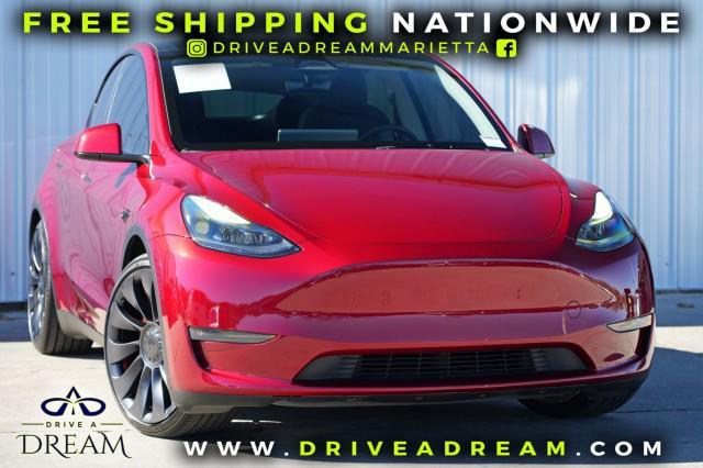 used 2024 Tesla Model Y car, priced at $30,000