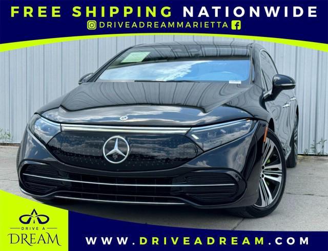 used 2022 Mercedes-Benz EQS 580 car, priced at $58,000