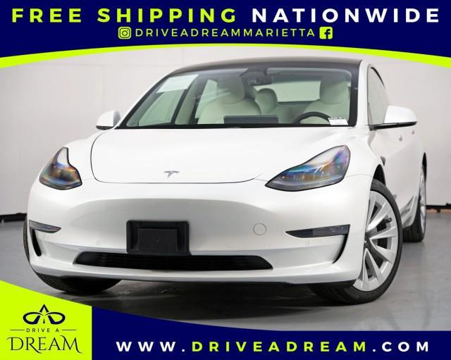 used 2021 Tesla Model 3 car, priced at $20,750