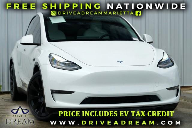 used 2021 Tesla Model Y car, priced at $22,000