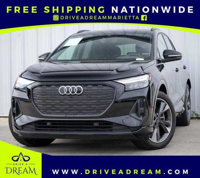 used 2024 Audi Q4 e-tron car, priced at $29,000