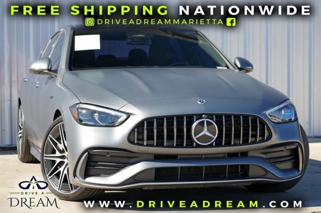 used 2023 Mercedes-Benz AMG C 43 car, priced at $38,000