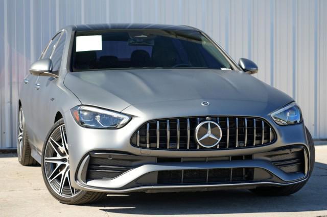 used 2023 Mercedes-Benz AMG C 43 car, priced at $38,000