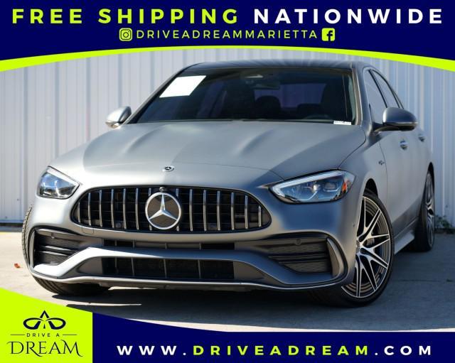 used 2023 Mercedes-Benz AMG C 43 car, priced at $38,000