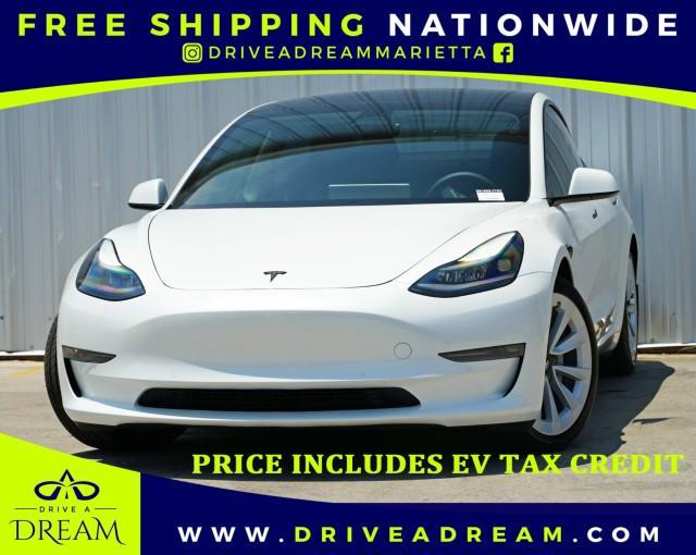used 2021 Tesla Model 3 car, priced at $21,500