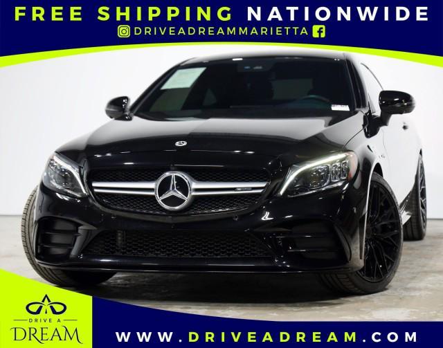 used 2022 Mercedes-Benz AMG C 43 car, priced at $49,000