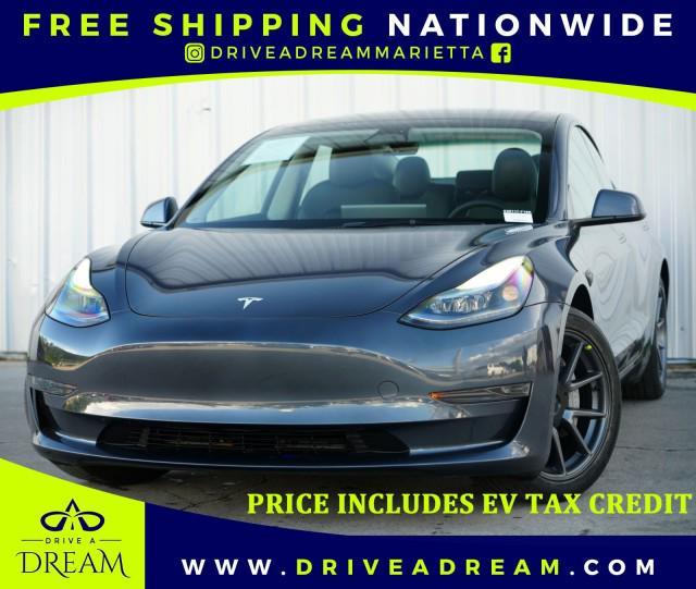 used 2023 Tesla Model 3 car, priced at $22,500