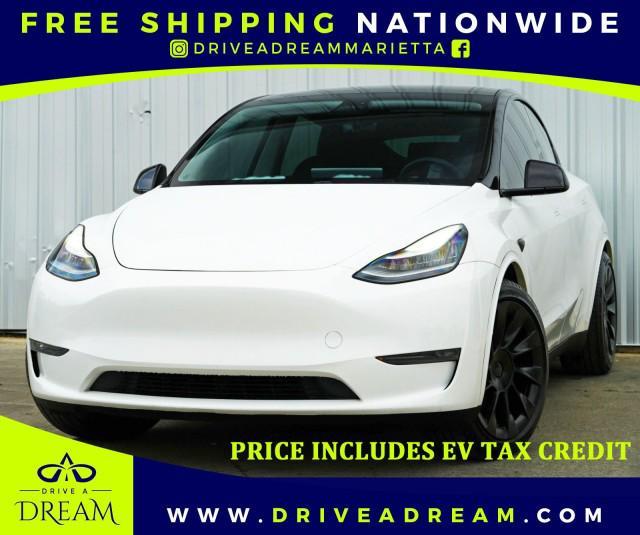 used 2020 Tesla Model Y car, priced at $22,000