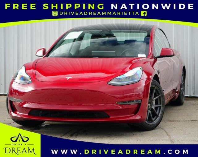 used 2021 Tesla Model 3 car, priced at $19,250