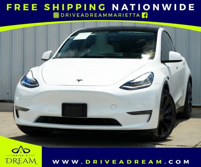 used 2021 Tesla Model Y car, priced at $25,000