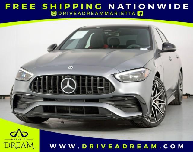 used 2023 Mercedes-Benz AMG C 43 car, priced at $42,750