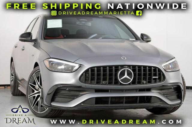 used 2023 Mercedes-Benz AMG C 43 car, priced at $42,750