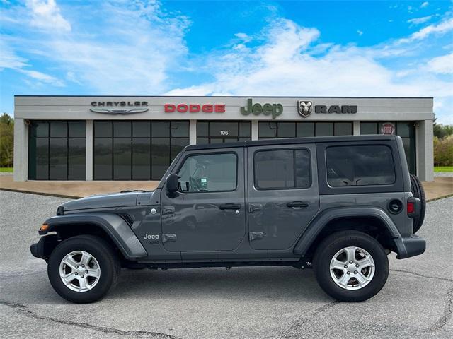 used 2020 Jeep Wrangler Unlimited car, priced at $31,842
