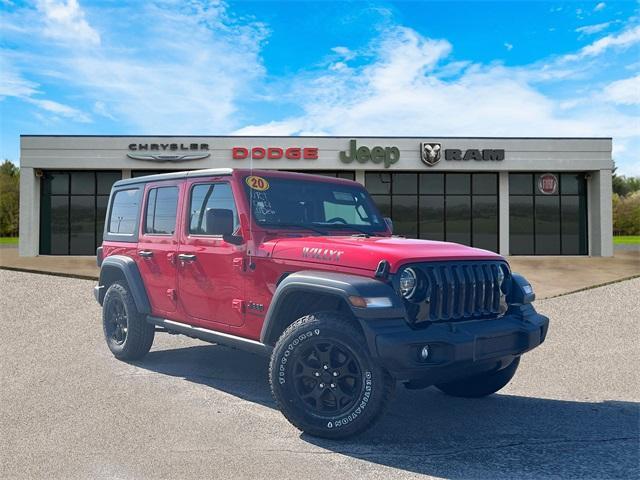 used 2020 Jeep Wrangler Unlimited car, priced at $34,801